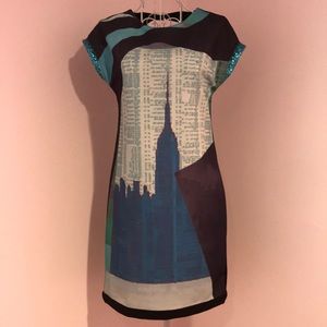 city skyline design dress 👗